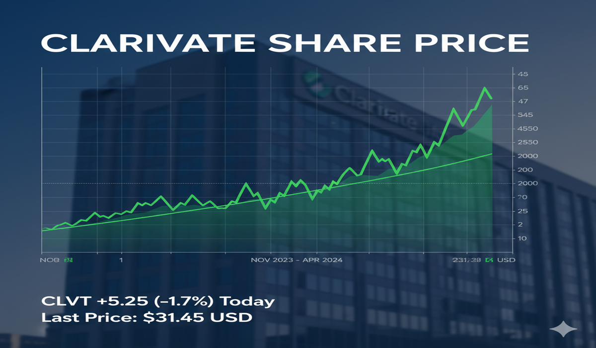 clarivate share price