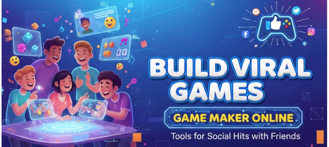 Build Viral Games: Game Maker Online Tools for Social Hits with Friends