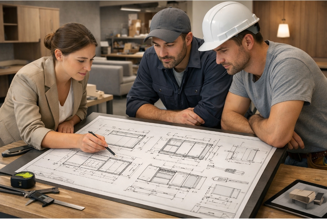 How Furniture Drawings Help Align Designers, Fabricators, and Installers