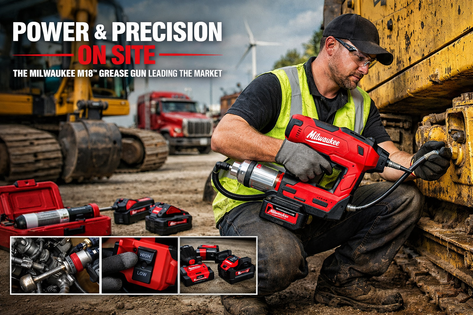 Power and Precision on Site: Why the Milwaukee M18GG-0 Grease Gun Leads the Market