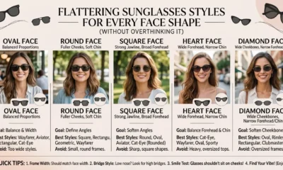 Flattering Sunglasses Styles for Every Face Shape (Without Overthinking It)