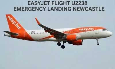 easyjet flight u2238 emergency landing newcastle