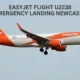 easyjet flight u2238 emergency landing newcastle