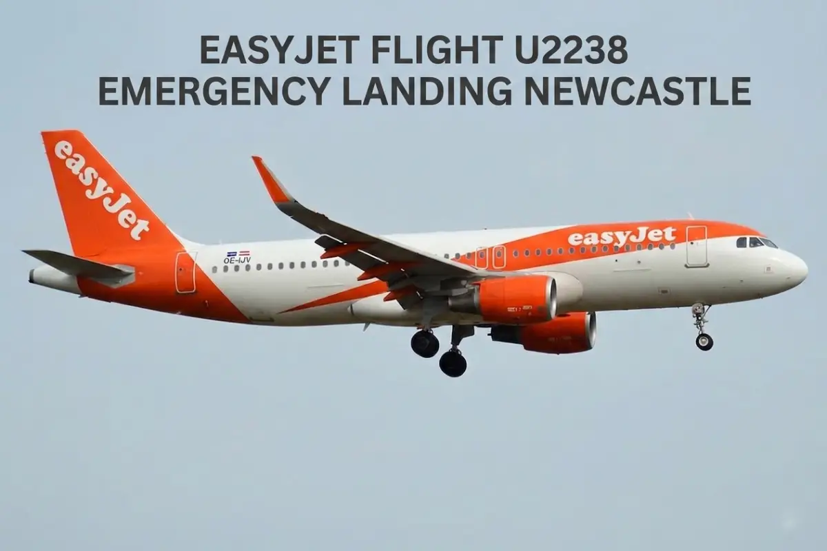 easyjet flight u2238 emergency landing newcastle